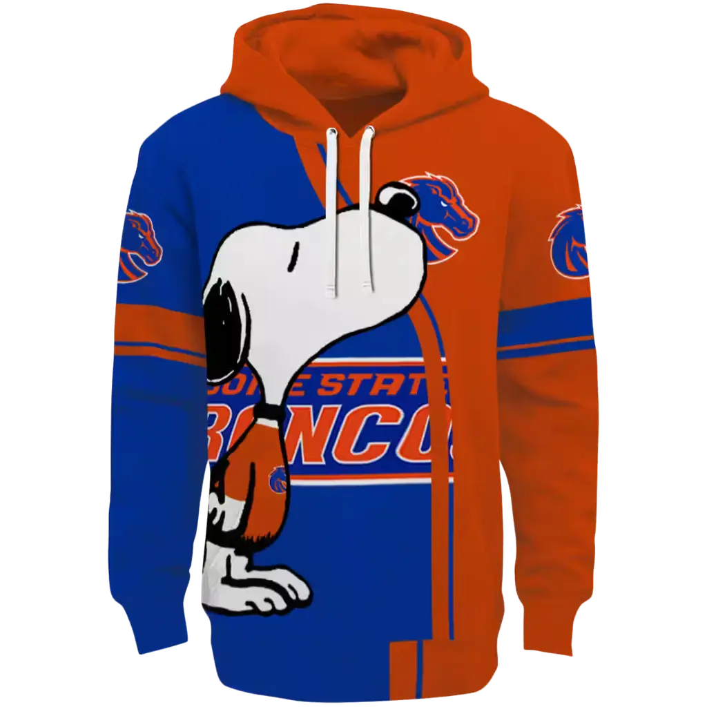 boise state broncos playful snoopy orange hoodie best selling boise state broncos playful snoopy orange hoodie best selling