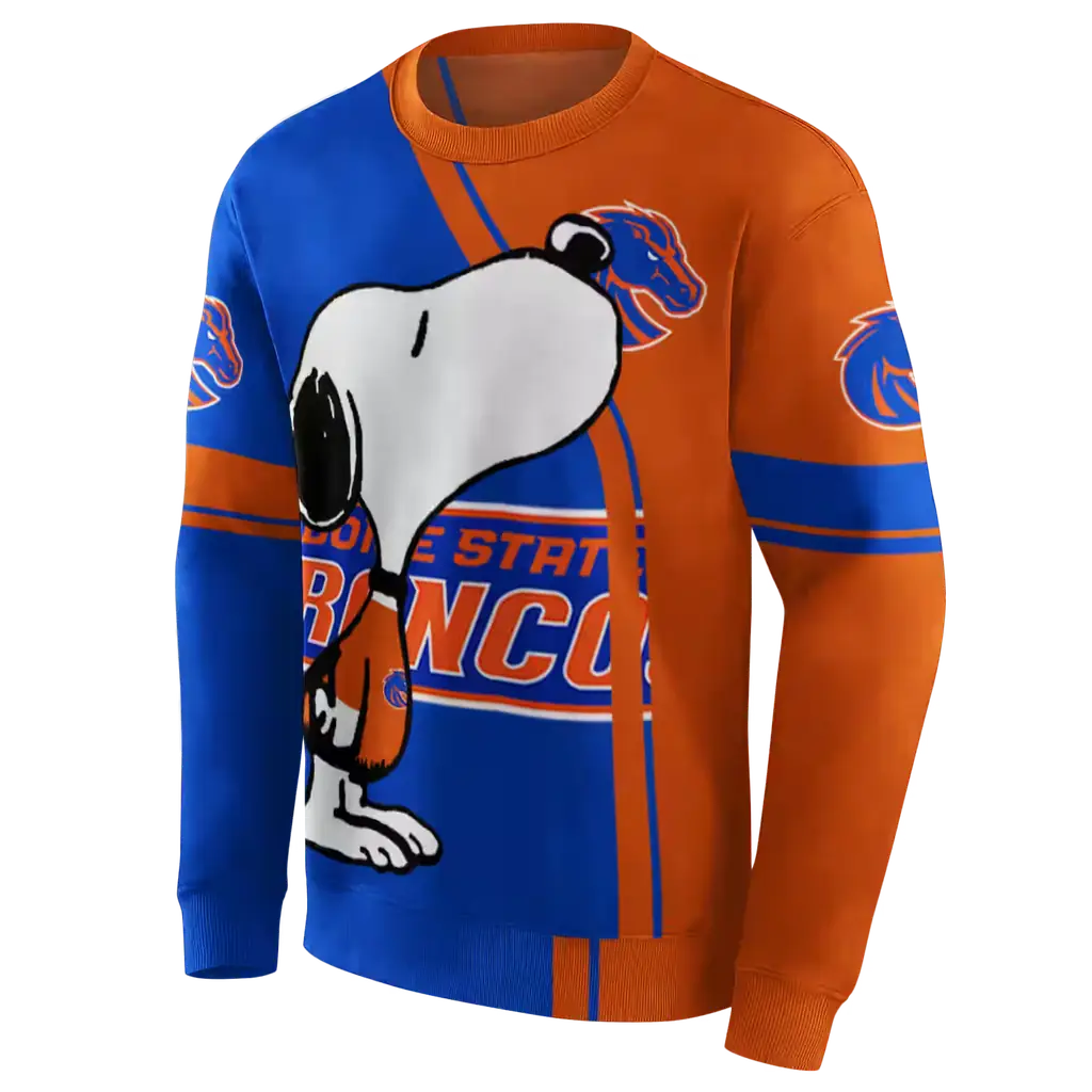 boise state broncos playful snoopy orange hoodie new arrival boise state broncos playful snoopy orange hoodie new arrival