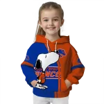 boise state broncos playful snoopy orange hoodie best selling