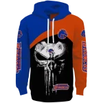 boise state broncos skull punisher blue black hoodie best selling