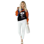 boise state broncos skull punisher blue black hoodie best selling