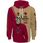 boston college eagles achmed skull maroon hoodie best selling