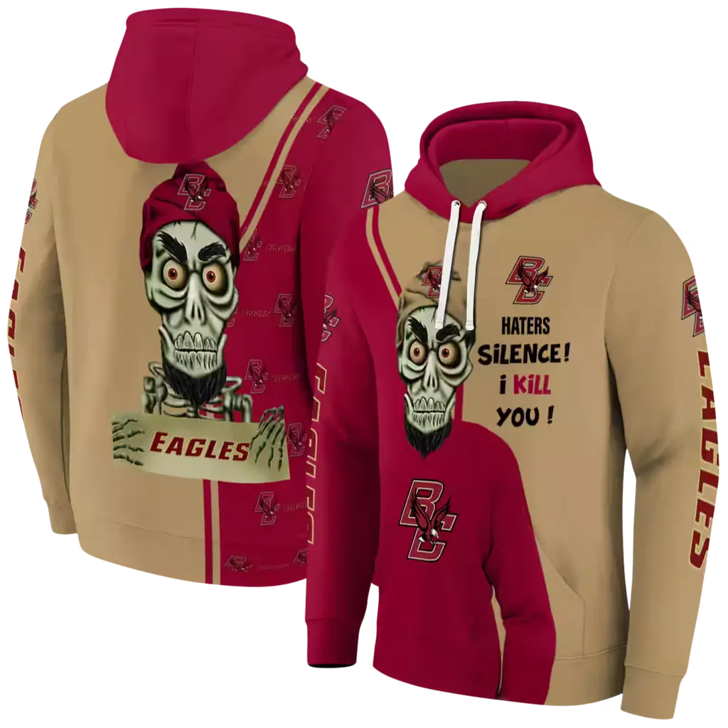 boston college eagles achmed skull maroon hoodie fashion forward boston college eagles achmed skull maroon hoodie fashion forward