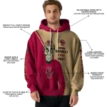 boston college eagles achmed skull maroon hoodie best selling