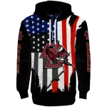 boston college eagles american pride black hoodie best selling