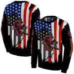 boston college eagles american pride black hoodie best selling