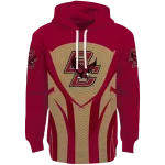 boston college eagles concentric lines maroon black hoodie best selling