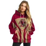 boston college eagles concentric lines maroon black hoodie best selling