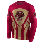 boston college eagles concentric lines maroon black hoodie best selling