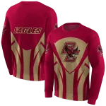 boston college eagles concentric lines maroon black hoodie best selling