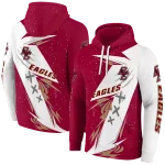 boston college eagles dynamic slash maroon white hoodie best selling