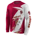 boston college eagles dynamic slash maroon white hoodie best selling