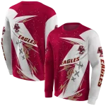 boston college eagles dynamic slash maroon white hoodie best selling