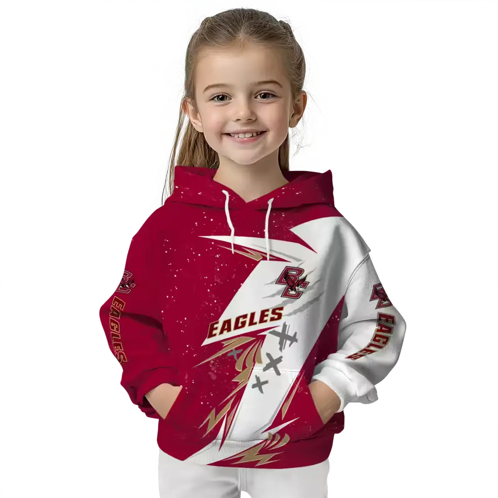 boston college eagles dynamic slash maroon white hoodie top rated boston college eagles dynamic slash maroon white hoodie top rated