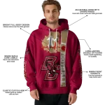 boston college eagles football heartbeat maroon hoodie best selling