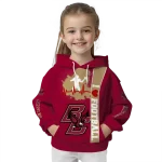 boston college eagles football heartbeat maroon hoodie best selling