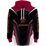 boston college eagles futuristic pattern maroon black hoodie best selling