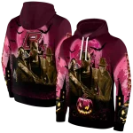 boston college eagles halloween vibes maroon black hoodie best selling