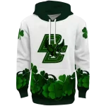 boston college eagles lucky motif white green hoodie best selling