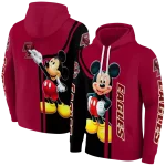 boston college eagles mickey mouse maroon black hoodie best selling