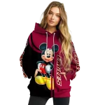 boston college eagles mickey mouse maroon black hoodie best selling