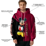 boston college eagles mickey mouse maroon black hoodie best selling