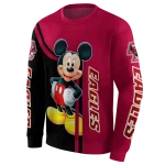 boston college eagles mickey mouse maroon black hoodie best selling