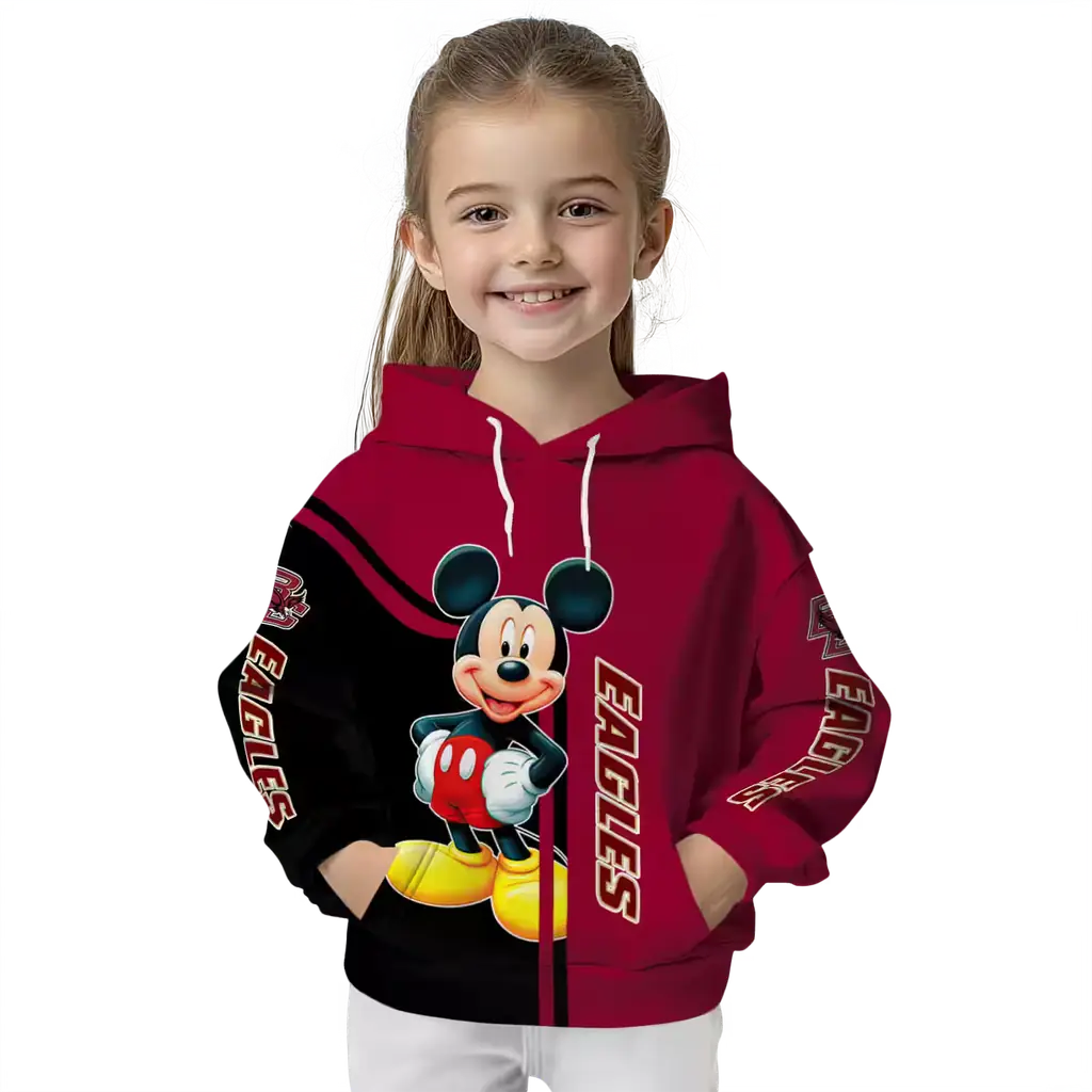boston college eagles mickey mouse maroon black hoodie top rated boston college eagles mickey mouse maroon black hoodie top rated