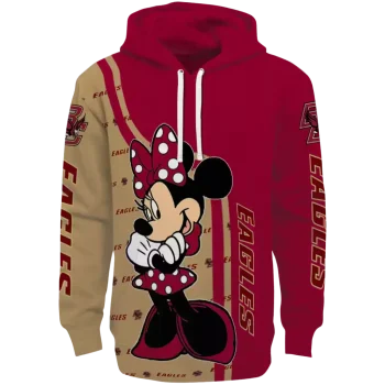 boston college eagles minnie mouse maroon hoodie best selling