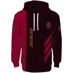 boston college eagles monogram pattern maroon hoodie best selling