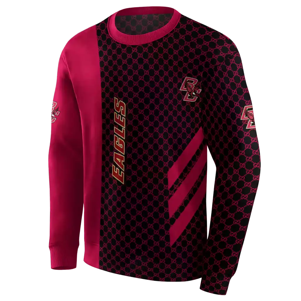 boston college eagles monogram pattern maroon hoodie new arrival boston college eagles monogram pattern maroon hoodie new arrival