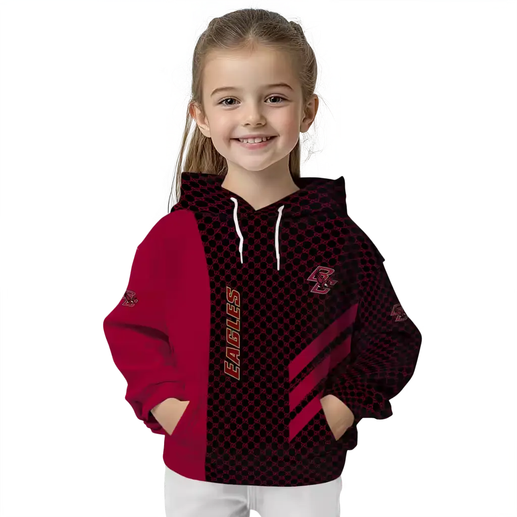 boston college eagles monogram pattern maroon hoodie top rated boston college eagles monogram pattern maroon hoodie top rated