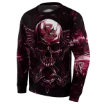 boston college eagles skull artwork maroon black hoodie best selling