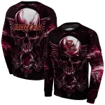 boston college eagles skull artwork maroon black hoodie best selling