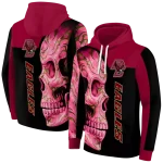 boston college eagles skull motif maroon black hoodie best selling