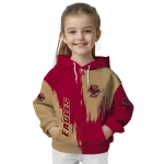 boston college eagles splatter effect maroon hoodie best selling