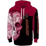 boston college eagles sugar skull maroon black hoodie best selling