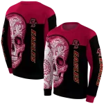 boston college eagles sugar skull maroon black hoodie best selling