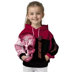 boston college eagles sugar skull maroon black hoodie best selling