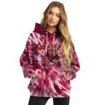 boston college eagles tie dye pattern maroon hoodie best selling