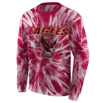 boston college eagles tie dye pattern maroon hoodie best selling