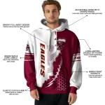 boston college eagles triangular pattern maroon white hoodie best selling