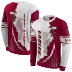 boston college eagles triangular pattern maroon white hoodie best selling