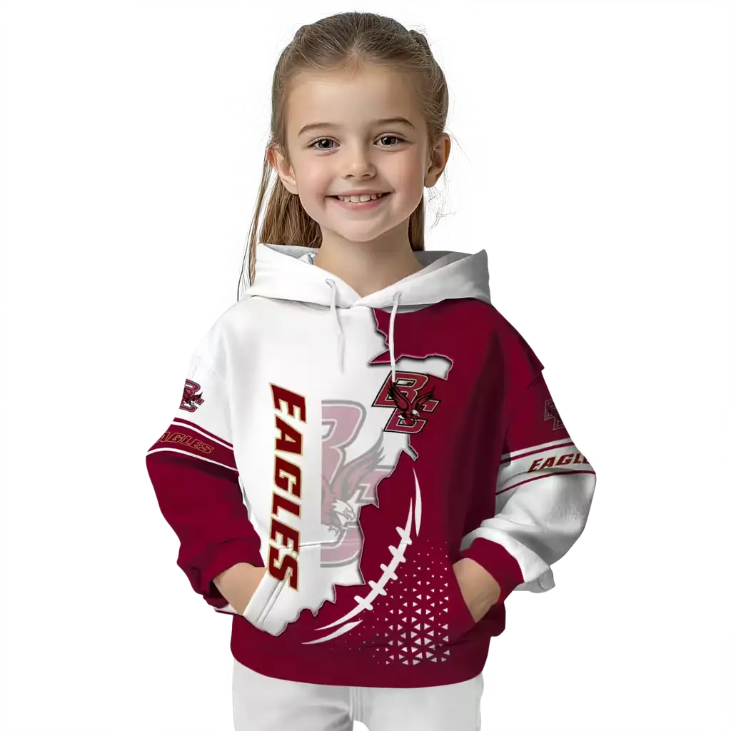boston college eagles triangular pattern maroon white hoodie top rated boston college eagles triangular pattern maroon white hoodie top rated