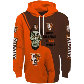bowling green falcons achmed skull orange hoodie best selling