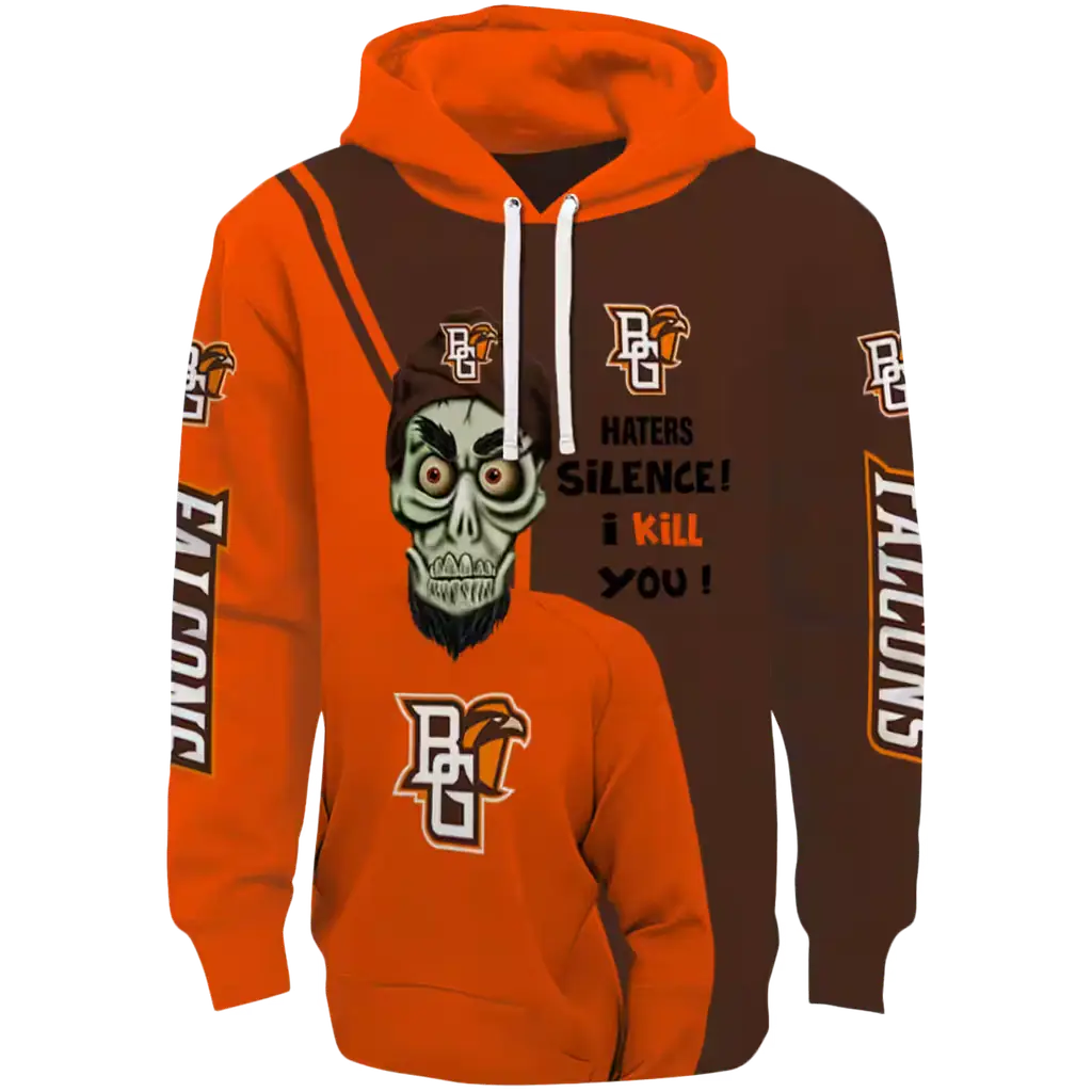 bowling green falcons achmed skull orange hoodie best selling bowling green falcons achmed skull orange hoodie best selling