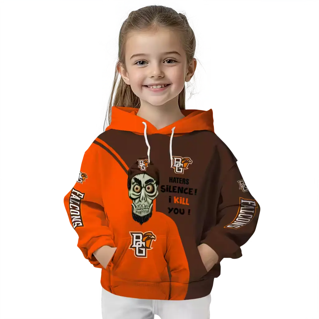 bowling green falcons achmed skull orange hoodie top rated bowling green falcons achmed skull orange hoodie top rated