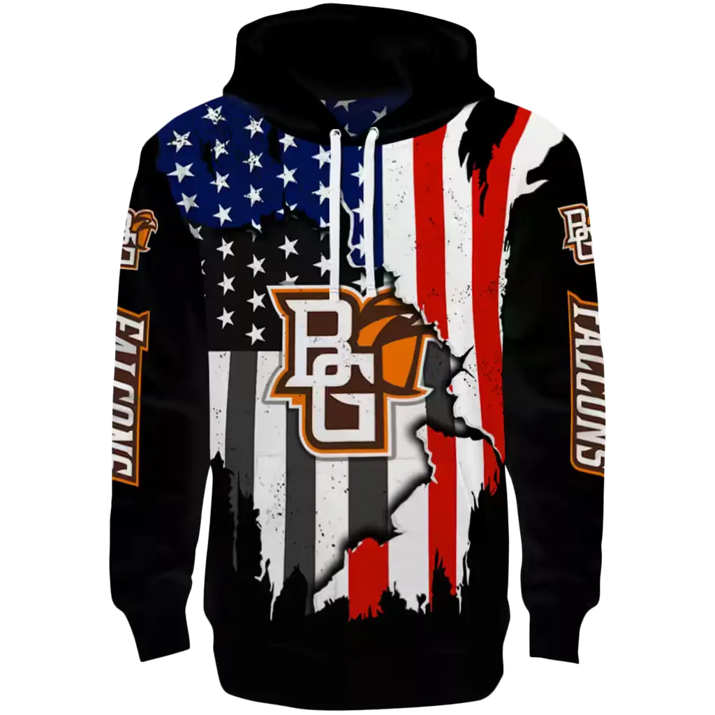 bowling green falcons american pride black hoodie best selling bowling green falcons american pride black hoodie best selling