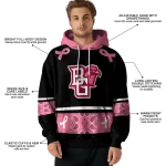 bowling green falcons awareness ribbon black pink hoodie best selling