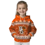 bowling green falcons christmas trees orange hoodie best selling